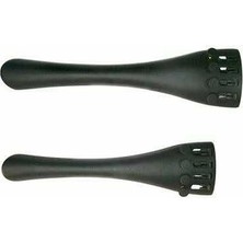 Valencia CETP5044 Çello Kuyruğu (Tailpiece) 4/4 | Metal Alaşım - 4 Fiks Yuvası - Siyah