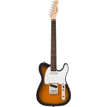 Squier 0379670503 Debut Telecaster Elektro Gitar (2-Color Sunburst) | Başlangıç Seviyesi Telecaster Klasik Sunburst ve Laurel Klavye