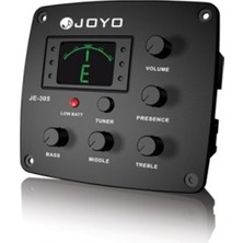 Joyo JE-305 Fishman Bağlama 4 Band Ekolayzer + Tuner | Saz ve Bağlama Için Özel Eşik Altı Seti Dahili Hassas Akort Cihazı ve Net Sinyal Çıkışı