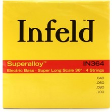 Thomastik IN364 Bas Gitar Teli | 4 Telli Bas Için Uzun Ömürlü Çelik Sarım