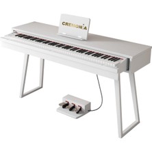 Cremonia 58819 Wh Dijital Piyano | Kompakt Gövde - Beyaz