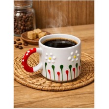 Lily Düz El Yapımı Seramik Kupa – Modern Tasarım – Kahve & Çay Kupası- Hediyelik Kpa