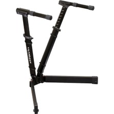 Ultimate Support 07 0068 VS-88B V-Stand Pro Klavye Kablo Standı (Siyah) | Ayakta Veya Oturarak Kullanım Için V Tipi Şık Stand
