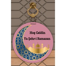 Dormot Modern Kapı Süsü Pembe Hoşgeldin Şehri Ramazan Dış Mekan Kapı Süsü