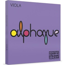 Thomastik AL200 Alphayue Viyola Teli Seti (Başlangıç/orta - Sentetik Çekirdek) | Alphayue Serisi, Hızlı Akort Kararlılığı, Zengin Ses Projeksiyonu ve Esnek Yapı | Uyum: 4/4 Standart Viyola