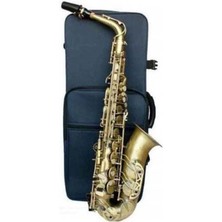 Buffet Crampon BC8401-4-0 400 Seri Eskitme Alto Saksafon | Mat Antik Görünüm Zengin ve Koyu Caz Tonları El Işçiliği Gravür Detaylar