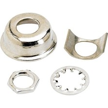 Fender 0991941000 Telecaster Jack Ferrule (Nikel) | Telecaster Gitarlar Için Gömme Jak Yuvası Metal Aksam