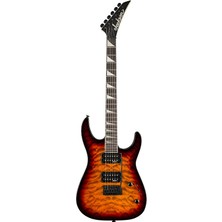 Jackson 2910231582 JS20 Dinky Dkq 2pt Elektro Gitar (Transparent Tobacco Burst) | Amaranth Klavye Klasik Tobacco Burst ve Yüksek Çıkışlı Jackson Manyetikler