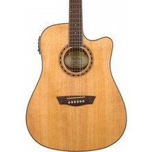 Washburn WD7SCE Harvest D7SCE Elektro Akustik | Dreadnought Kasa Güçlü Akustik Projeksiyon