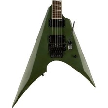 Esp Ltd LARROW200MGS ARROW-200 Military Green Satin | Askeri Yeşil Ok Kasa Metal Gitarı