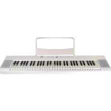 Artesia A-61-Wh Taşınabilir Beyaz Dijital Piyano (61 Tuş) | Yer Tasarrufu Sağlayan Kompakt Model