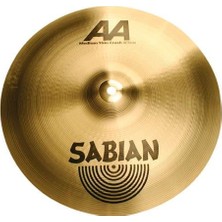 Sabian 21607 Aa Medium Thin Crash Zil (16 Inç) | Vintage Bitiş - Sıcak ve Müzikal - Çok Yönlü