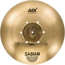 Sabian 216XISOCB Aax Iso Crash Zil (16 Inç) | Delikli Tasarım - Kısa Sustain - Parlak