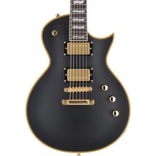 Esp Ltd LEC1000VBD EC-1000 Vintage Black Duncan Elektro Gitar | Seymour Duncan Manyetikler Altın Aksam