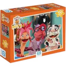 Renklime Dedektif Reptır Puzzle 100