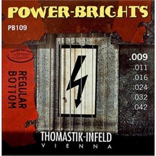 Thomastik Infeld TH-PB109 Power-Brights Elektro Gitar Teli | Magnecore Alaşım Güçlü Sinyal
