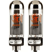 Groove Tubes 5550113545 GT-E34L-S Med Duet Power Lamba (Eşleştirilmiş Ikili) | EL34 Karakteri Daha Sıkı Baslar ve Agresif Orta Frekanslar