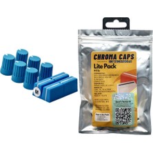 Dj Techtools 04 0027 Chroma Caps Lite Pack (Mavi) | Standart Uyumlu Yedek Düğme Seti