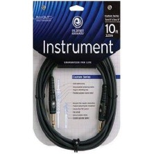 Planet Waves PWGS10 Enstrüman Kablosu | 3 Metre Stereo (Trs) - Klavye ve Efektler Için Yüksek Sinyal Kalitesi