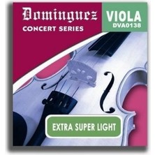 Dominguez DVA0138 Viyola Tel Takımı | Çelik Çekirdek Uzun Ömürlü Performans