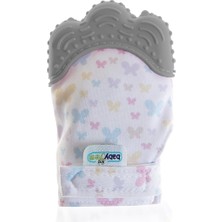 Hype Store Babyjem Diş Kaşıyıcı Eldiven Gri Kelebek