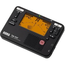 Korg TM70T-BK Metronom & Akort Aleti | Nefeli ve Yaylılar Için Üst Düzey Akort ve Ritim Eğitim Aracı