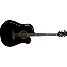 Cort MR710FBK Elektro Akustik Gitar - Siyah (Profesyonel) | Masif Ladin Kapak, Maun Arka ve Yanlar, Fishman Presys Eq ve Sonicore Manyetik, Parlak Bitiş