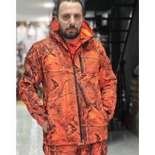 Ata Softshell Turuncu Desen Mont