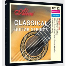 Alice AC132-N Klasik Gitar Teli (Normal) | Yüksek Kaliteli Polimer Yapı Kararlı Entonasyon ve Kristal Berraklığında Tiz Sesler