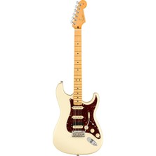 Fender 0113912705 American Professional Iı Stratocaster Hss Elektro Gitar (Olympic White) | Akçaağaç Klavye Çok Yönlü Hss Manyetik Dizilimi ve Olympic White Renk