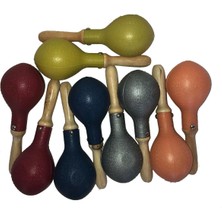 Karin Pm-39 Plastik Marakas (Tahta Saplı) | Doğal Ahşap Sap Konforlu Tutuş Keskin ve Belirgin Ritim Sesi