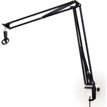 Ultimate Support 07 0015 Js-Bcm-50 Yayıncı Mikrofon Standı | Yaylı Kol Masaya Monte Podcast Çözümü