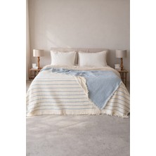 Orbit %100 Pamuk Saf Müslin Örtü (230X250) | Yumuşak Dokulu 4 Mevsim Pike & Koltuk Şalı