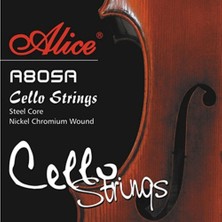 Alice A805 Çello Teli Takımı | Tam Set Sıcak ve Dolgun Tonlar