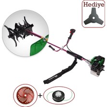 Marpex Germany Yan Tırpan Akrep Çapa Makinesi 5.7 Hp Elmas, Misina, Üçgen Başlık Aparatlı