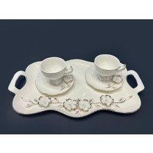 Acar Magnus Tepsili 2 Kişilik Türk Kahvesi Fincan Seti