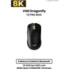 Meyer Gaming Vgn Dragonfly F2 Pro Max Ultra-Lightweight 8k Wireless Gaming Mouse