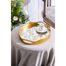 Acar Arlo Aynalı Oval Küçük Tepsi 37X30CM