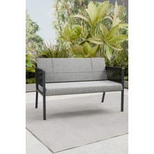 Wood House Arma Koltuk Ikili (Antrasit-Açıkgri)