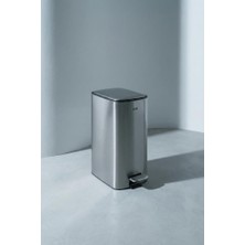 Acar Bantıa Dikdörtgen Inox Çöp Kutusu 43X30X21CM 11LT