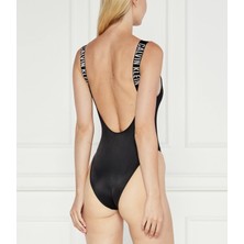 Calvin Klein Scoop Back One Piece-Rp Kadın Siyah Mayo KW0KW01599