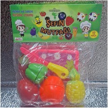 abnturk Ambalaj Boyutu 23*20CM Oyuncak Meyve ve Sebze Kesme Oyunu Yerli Üretim 1. Sınıf Malzeme Yüksek