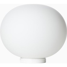 Flos Glo-Ball Basic Zero Opal Italyan Tasarımı, El Işçiliği Üfleme Cam Masa Lambası