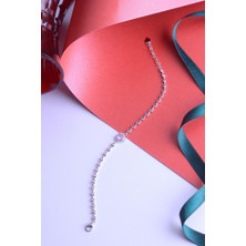 INNUENDO JEWELRY 925 Ayar Gümüş Taşlı Kalpli Sıralı Bileklik