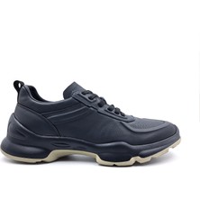 Guja G26Y573 Hakiki Deri Lastik Bağcıklı Erkek Günlük Diyah Sneaker Ayakkabı