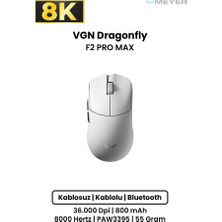 Meyer Gaming Vgn Dragonfly F2 Pro Max Ultra-Lightweight 8k Wireless Gaming Mouse