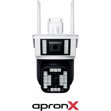 Apronx APX-WP363OZ 9mp 10X Zoom 2.8MM-12MM Iki Kamera Wifi Ptz
