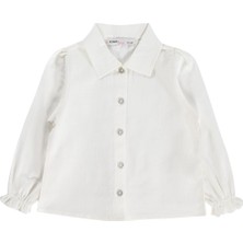 Lüks Kumru Tekstil Civil Girls Fırfırlı Ceket Gömlek 3 Lü 2-5 Yaş Takım - Pembe 2-3 Yaş