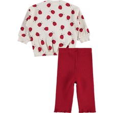 Civil Baby Uğur Böceği Baskılı 6-18 Ay Takım - Bej 12-18 Ay