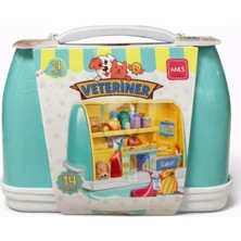 Nasyonel Toys Oyuncak Veteriner Seti – Taşıma Çantalı Evcilik Oyuncağı – Hayvan Bakım & Rol Yapma Seti